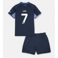 Tottenham Hotspur Son Heung-min #7 Udebane Trøje Børn 2023-24 Kortærmet (+ Korte bukser)